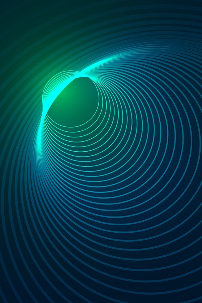 高清科技感网络线条圆环光效banner背景图片h5背景jpg设计素材淘宝网