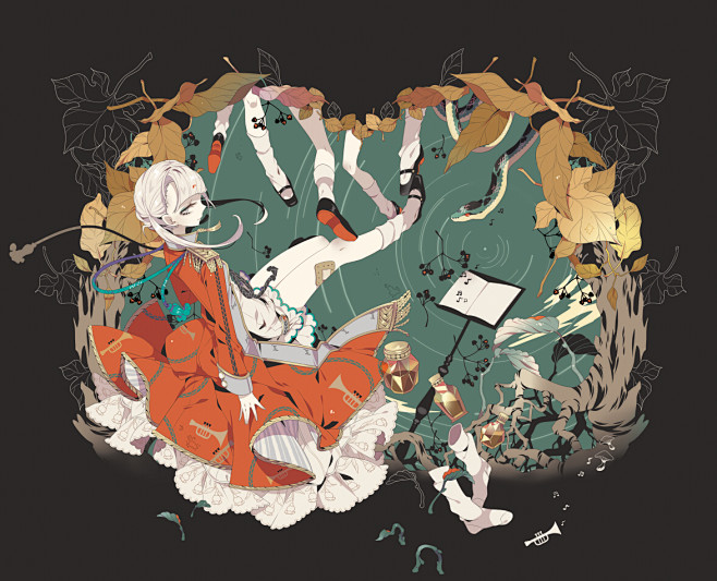 日本插画师しきみkeeggy