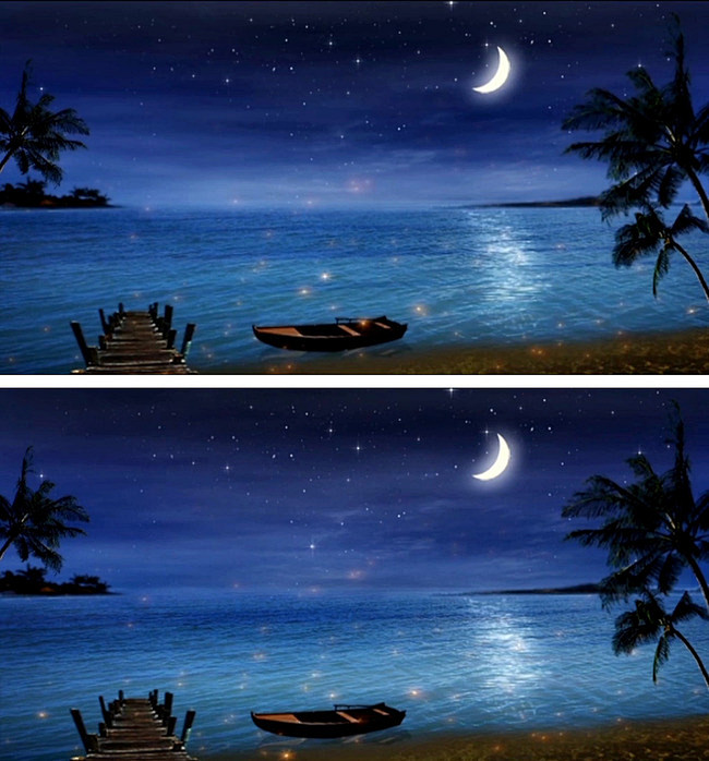 弯弯的月亮和小船图片图片