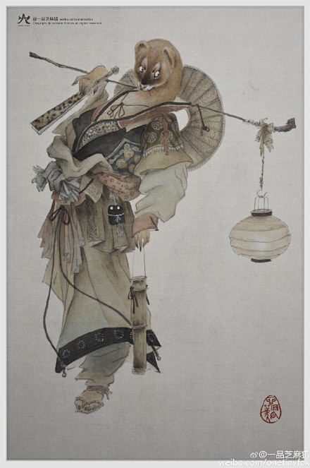 芝麻狐神怪录之黄大仙黄鼠狼本狐也好想像黄大仙一样悠哉悠哉的啊