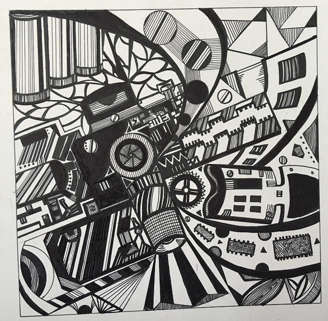 打散重构刘宁画
