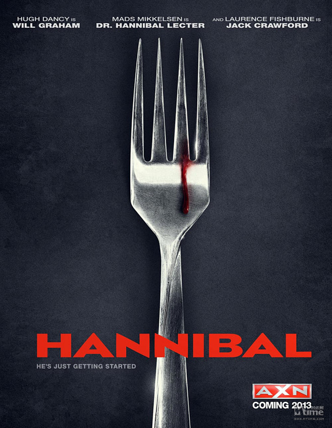 美剧汉尼拔海报该剧故事主要聚焦于托马斯哈里斯的小说红龙讲述了