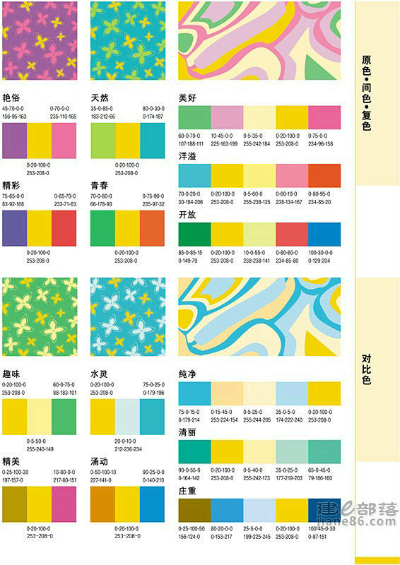 原色间色复色对比色