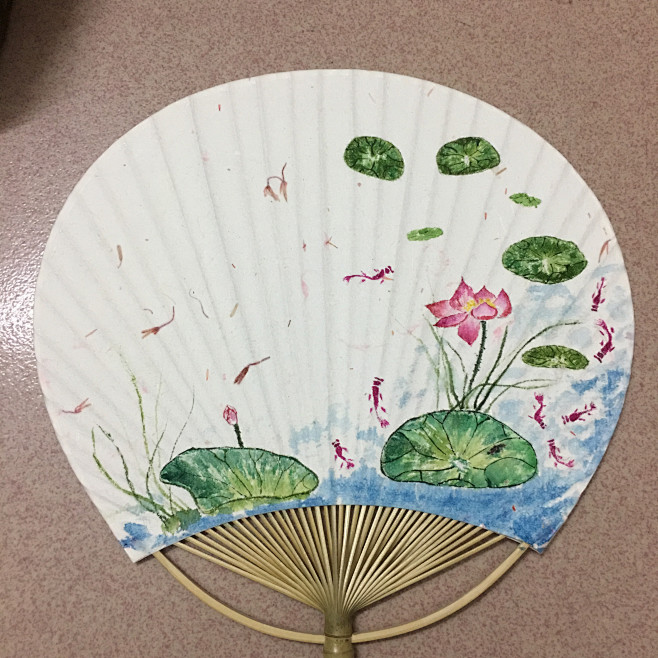 温锐初一扇子画