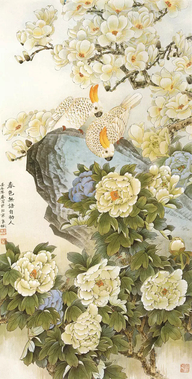 13:58:14郝良彬工筆花鳥作品欣賞動物插畫開心guo同採自mp