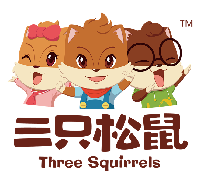 三只松鼠logo设计寓意图片