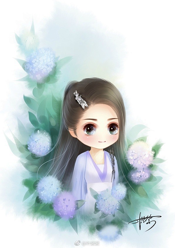 赵丽颖q版古风q版q版橙光立绘画师叶紫紫