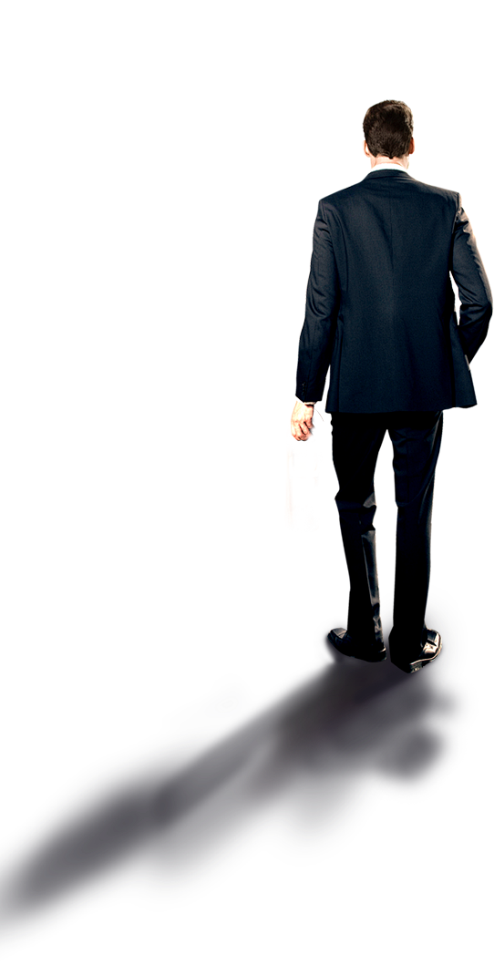 男子背影西装男人影