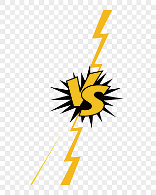 闪电对比框