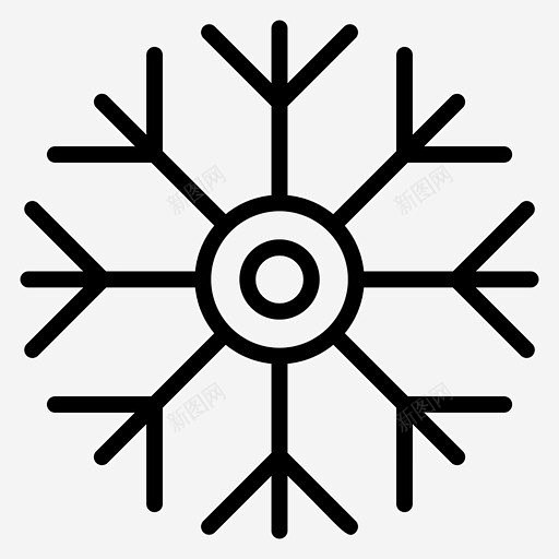雪花圣诞雪花雪花飘落icon图标标识标志ui图标设计图片免费下载页面
