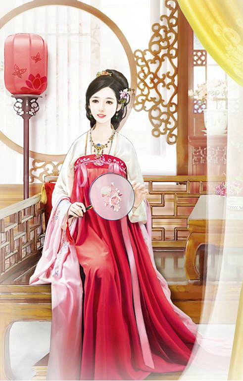 未晚`从逆相思转采于2019-06-07 20:11:42凌嬌古风插画参考未晚`该