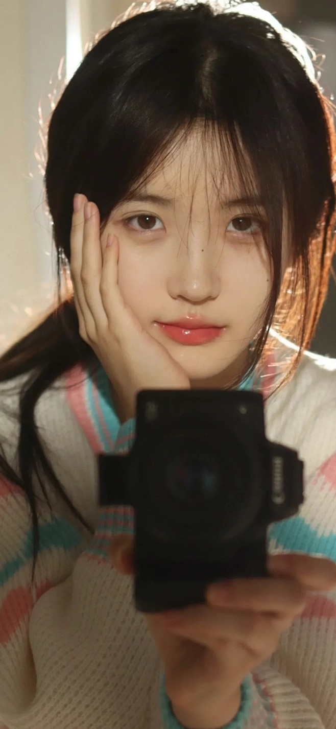 美女人物摄影眼镜娘