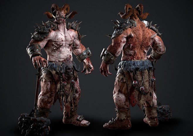 直立人形怪物原画来自cgbookcn2311