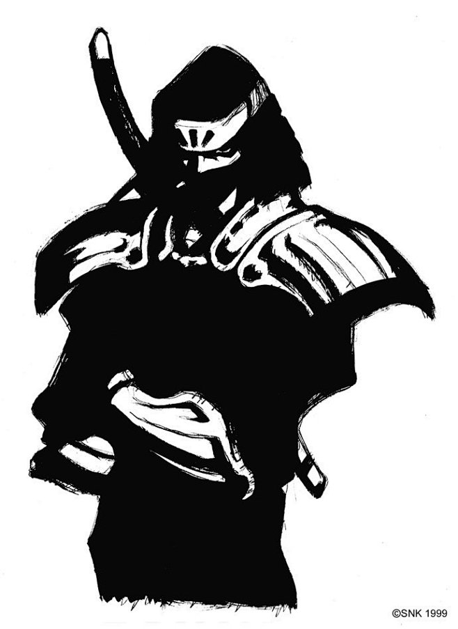 水墨风格侍魂人物造型赏设计路上网页设计网站建设平面设计爱好者交流