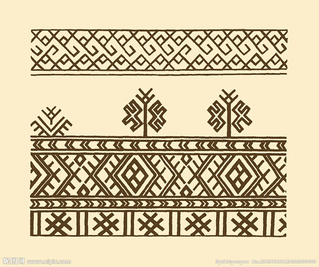 瑶族织花图案源文件