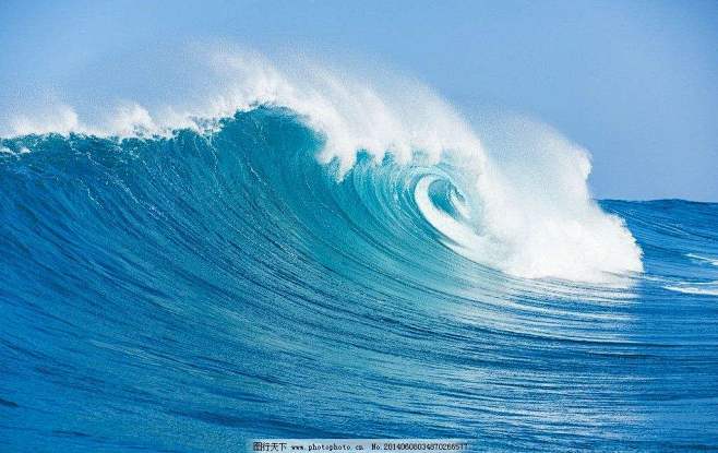 水波水面水纹波浪海面海水气泡阳光波涛海浪