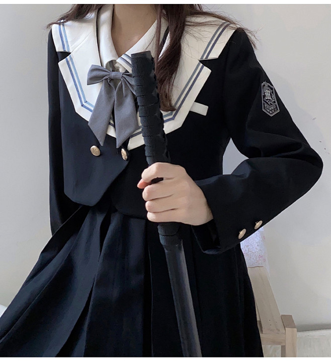 啦啦酱jk12月20截团指挥官jk制服裙套装短款护奶裙套装淘宝网