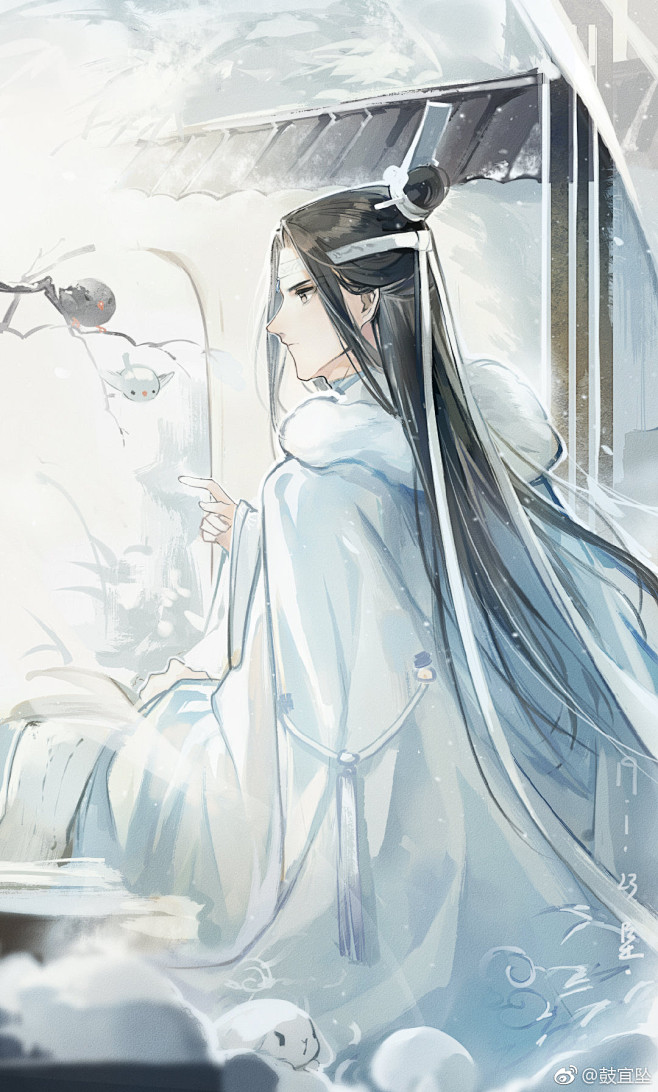 25魔道祖师 蓝忘机魔道祖师吻旧wenwen该采集也在以下画板加载更多