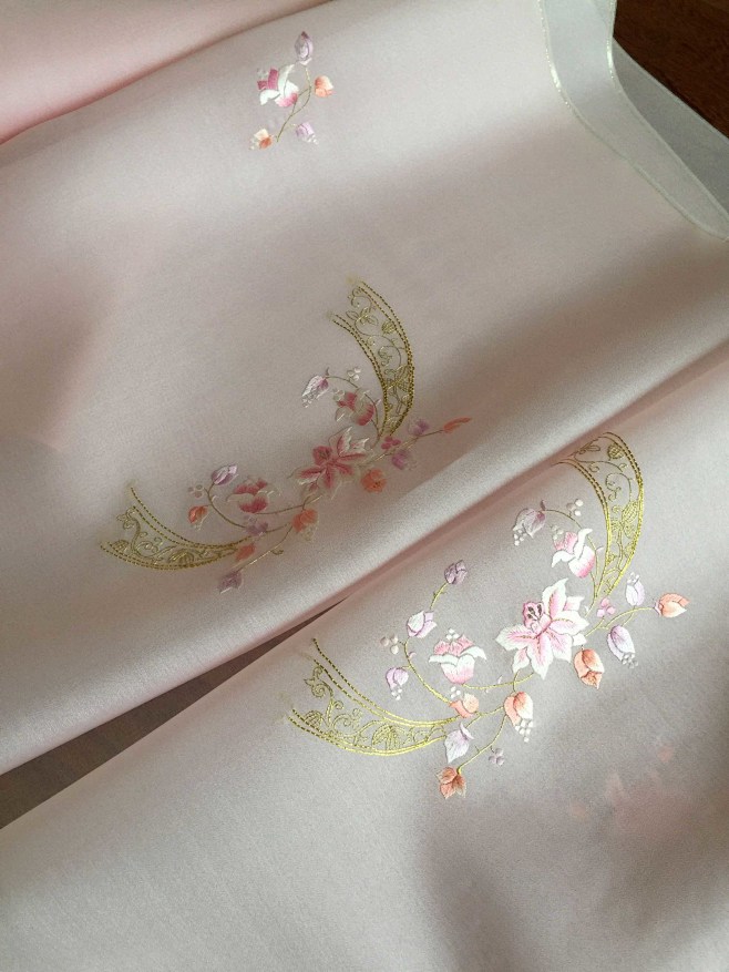 苏绣衣料手工绣花布料苏绣布贴真丝纱绣花半成品衣服辅料淘宝网