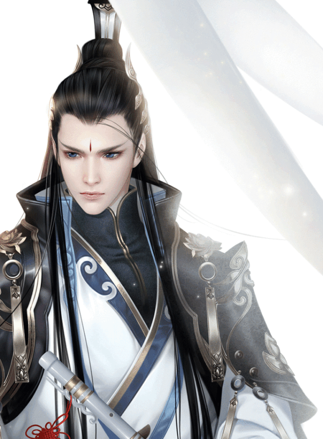 古风美男壁纸插画剑三万花动图