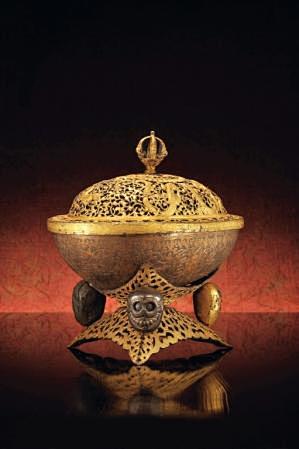 图颅器嘎巴拉颅器为西藏密宗修法时常见的法来自藏友