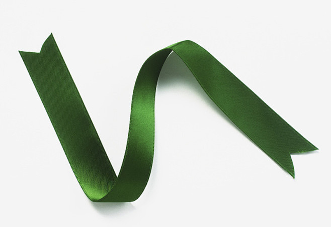 绿色丝带