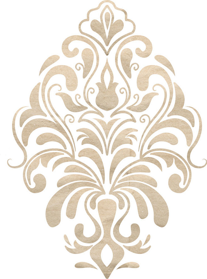 复古花纹素材图片