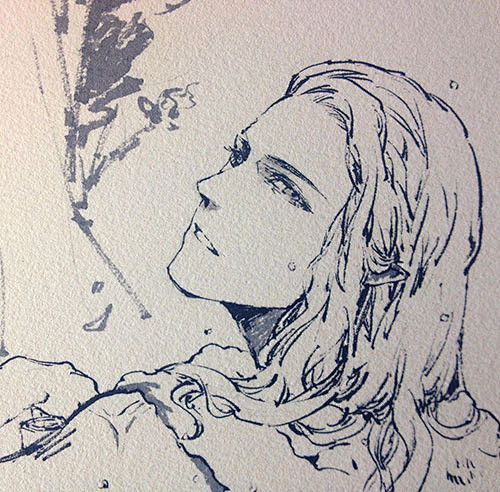 莱格拉斯酷暑小枣子莱格拉斯魔戒同人小枣子小叶子线稿手绘涂鸦王国