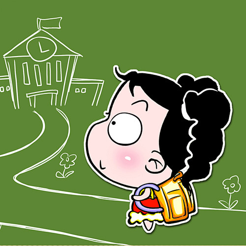 妞妞淘头像##上学##小孩##卡通##.