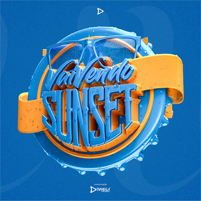 logo 3d c4d octane render