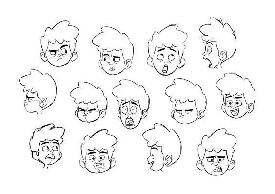 欧美q版人物表情476