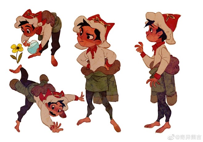 14:52:32奇异熊吉的微博_微博儿童插画jcdij_傀儡同采自weibo