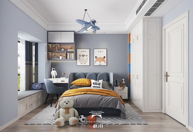 扬州和川空间设计效果表现龚俐作品儿童房案例赏析室内设计拓者设计吧