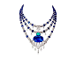 卡地亚顶级珠宝系列蓝宝石项链