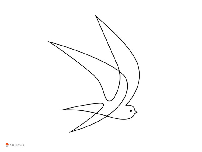 线条燕子logo字体传奇网ziticq