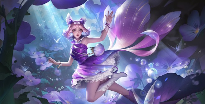 妲己–紫罗兰之誓8k壁纸