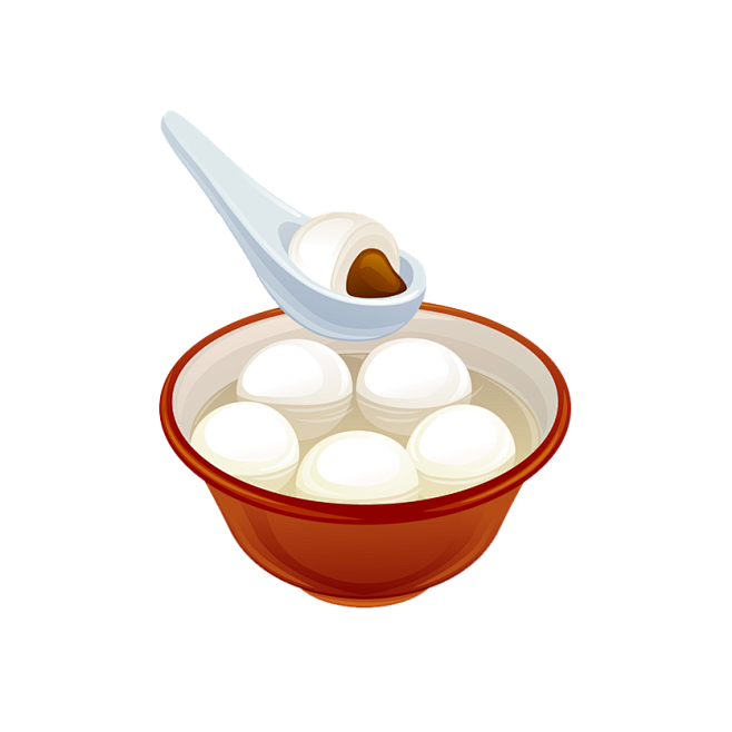 元宵节元素汤圆png