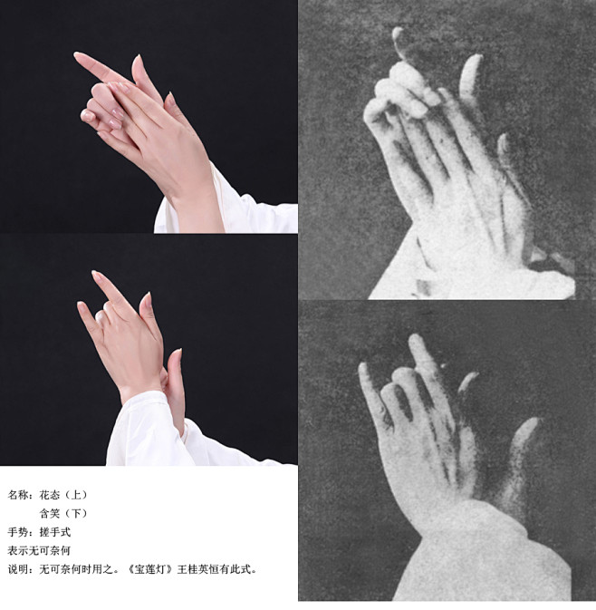 梅兰芳手势速写