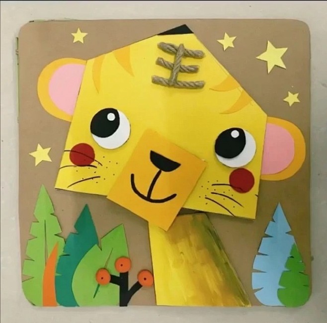 环创装饰纸皮创意小动物敲可爱啦