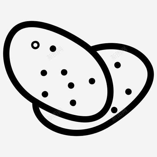土豆碳水化合物食物图标标志ui图标设计图片免费下载页面网页平面电商