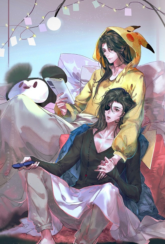 78天官赐福隐九山作品耽美bl纯爱动漫美少年同人手绘