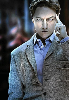 詹姆斯·麦卡沃伊查尔斯泽维尔/ x教授x战警的宣传照片:第一类(2011)