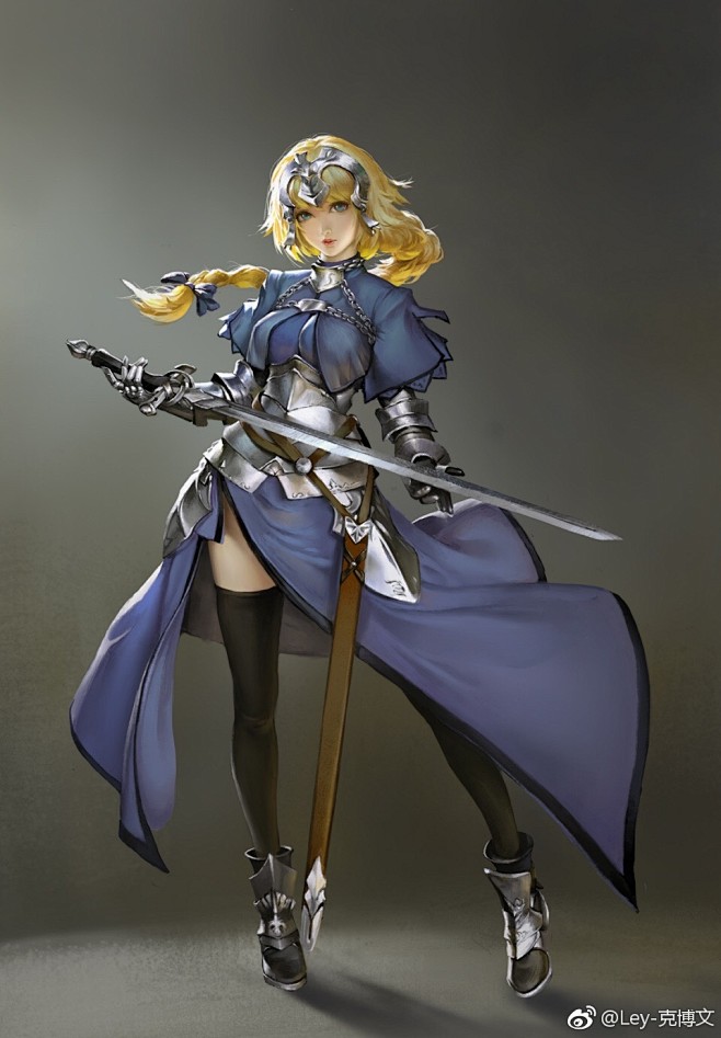 圣女贞德铠甲盔甲金属材质手办武器女原画游戏角色同人命运之夜