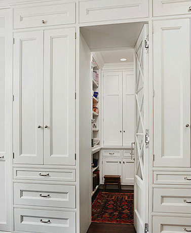 欧式衣帽间隐形门图片