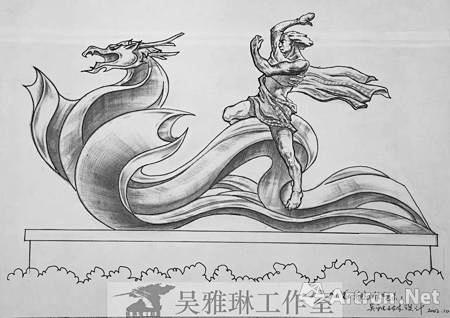 设计图的手绘时代一一吴雅琳雕塑手稿选艺术家提供雅昌新闻