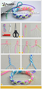 DIY手链编织教程