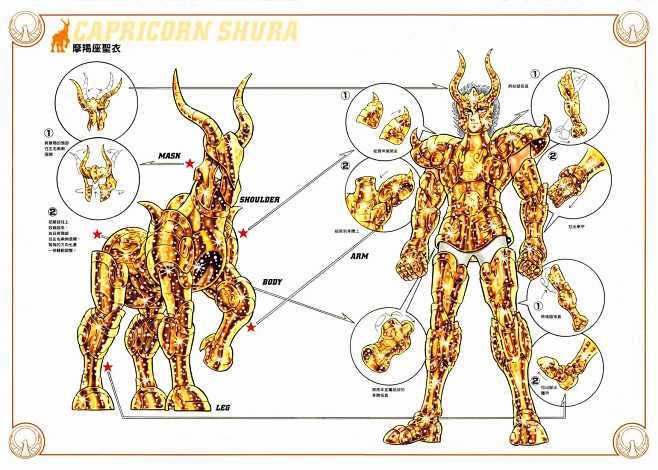 摩羯座黄金圣衣