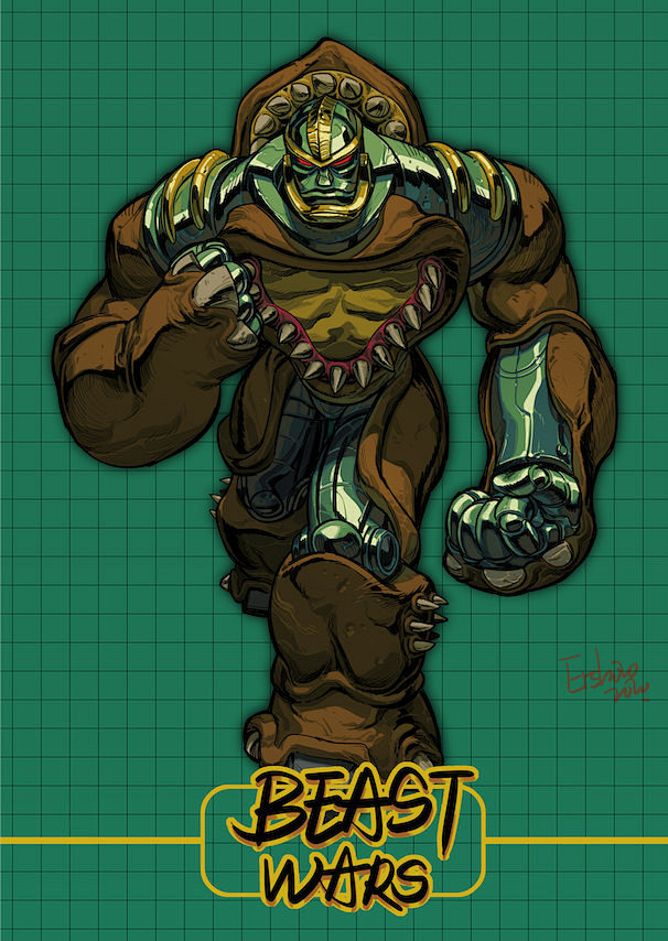 超能勇士猛兽侠画一下犀牛勇士的拟人作者微博ershao