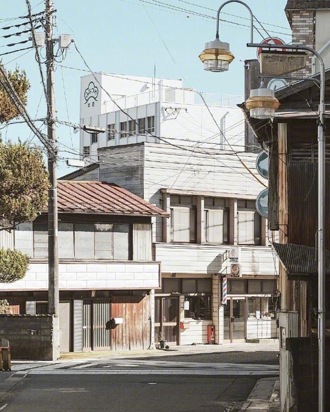 日本街道街景城市小鎮鄉村日系攝影小清新景色