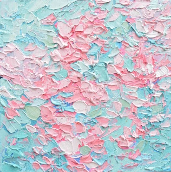 油画花绘肌理br艺术家annmariecoolick67676767